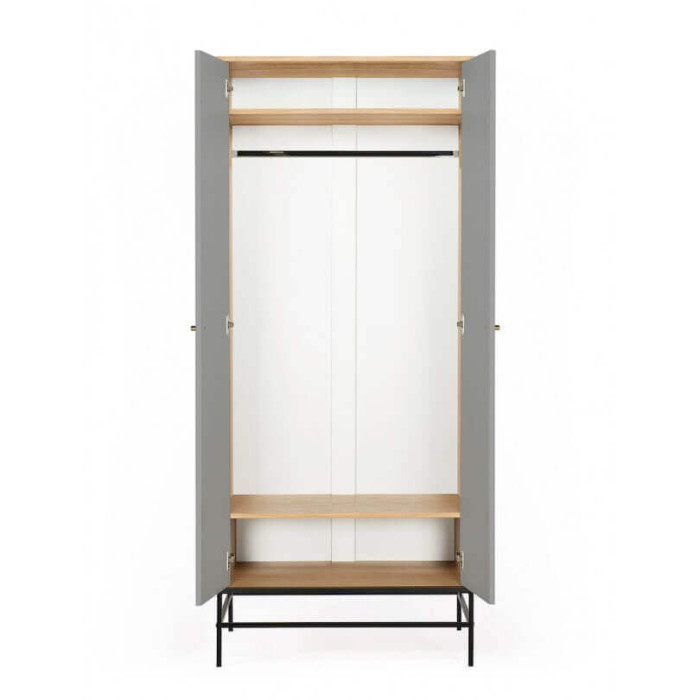 Mia drabužių spinta (pilka) Mia drabužių spinta (pilka)